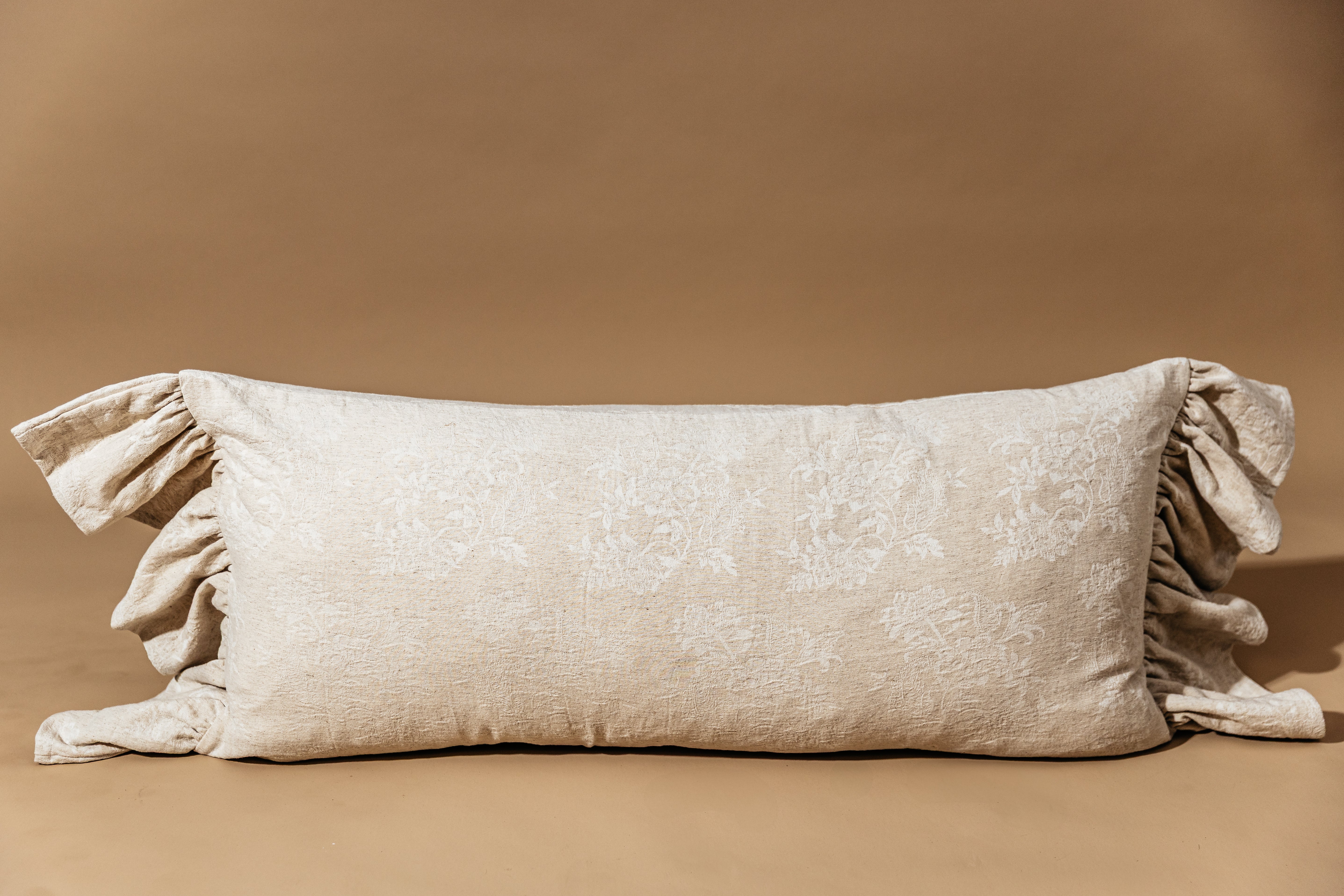 Jane XL Lumbar Pillow Cover - Soft & Supportive Lumbar Support Pillow Case for Office Chair, Sofa, Bed - Breathable & Washable Home Decor Cushion Cover (18x36 Inches)