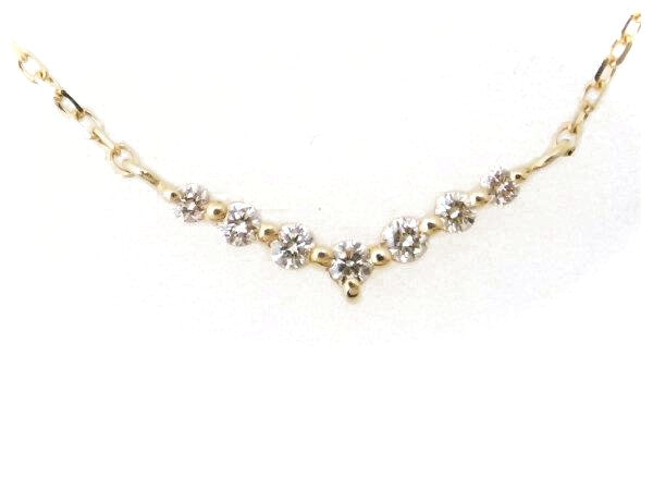 4℃ Diamond Necklace K18YG Yellow Gold 111741123017 - Elegant 18K Gold Pendant Jewelry for Women, Perfect for Anniversary, Wedding & Special Occasion Gifts