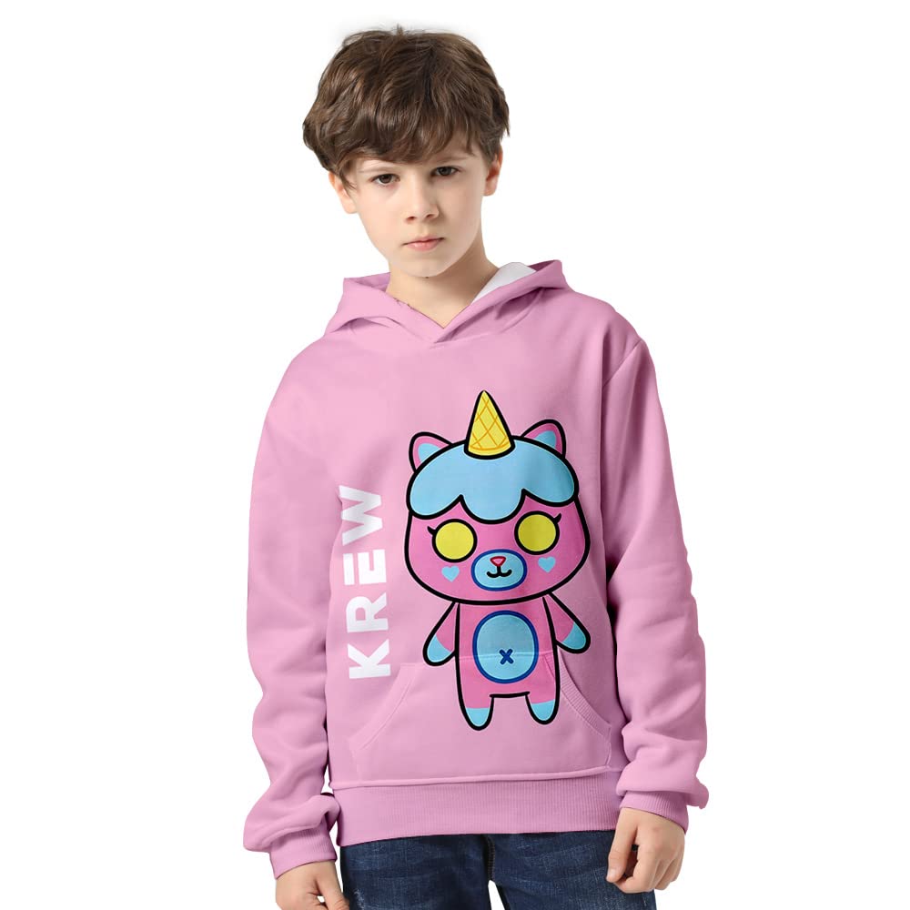 ItsFunneh Krew District Merch Hoodie for Men & Women - Hip Hop Graphic Printed Sweatshirt | Casual Streetwear for Fans, Gaming & Daily Wear
