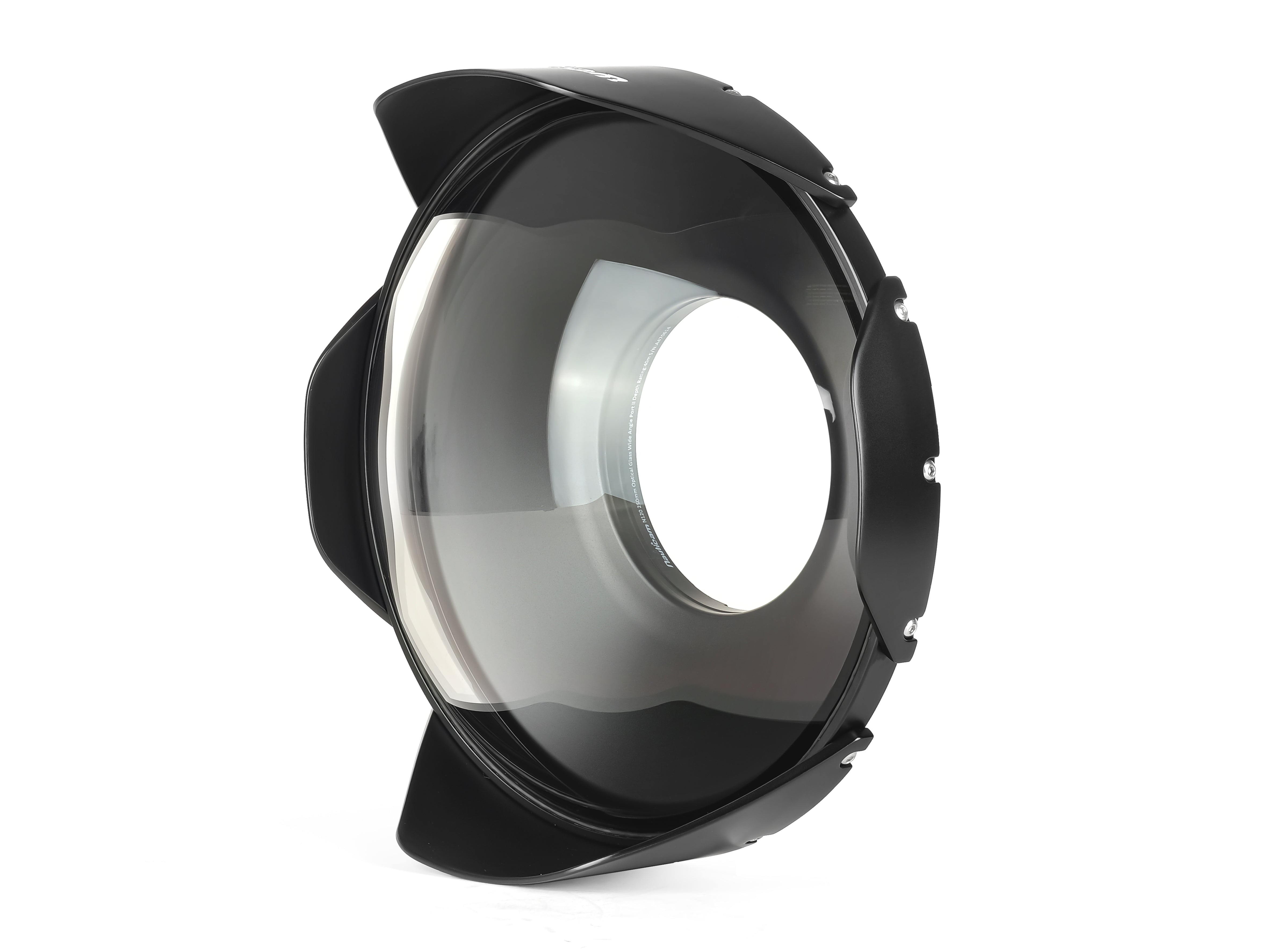 N120 250mm Optical Glass Wide Angle Dome Port II - High Clarity Underwater Photography Dome for Scuba Diving & Marine Exploration