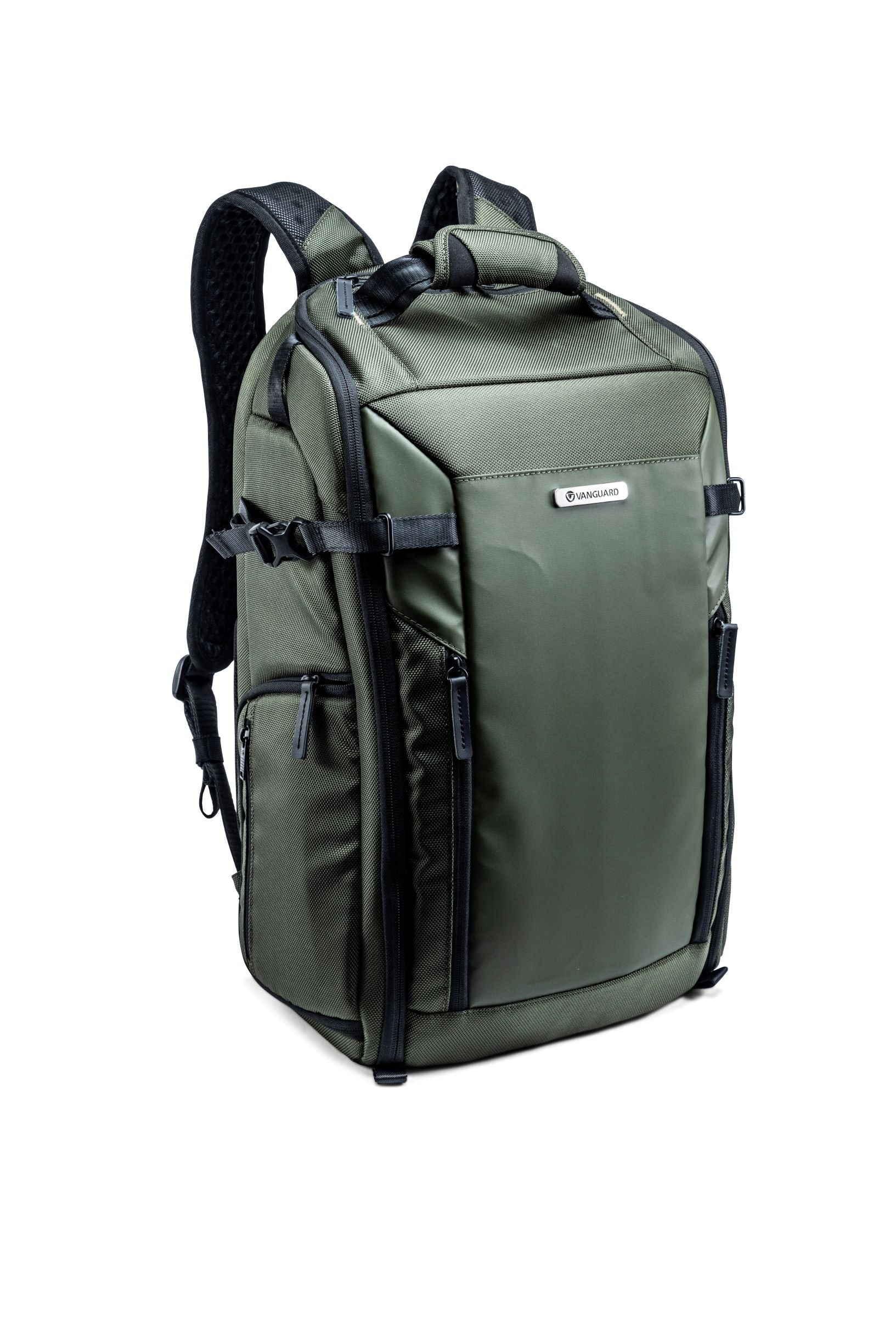 VEO SELECT 48BF Professional DSLR Camera Backpack for Photographers - Waterproof Green Photography Bag with Customizable Dividers | Perfect for Travel, Hiking & Outdoor Photography