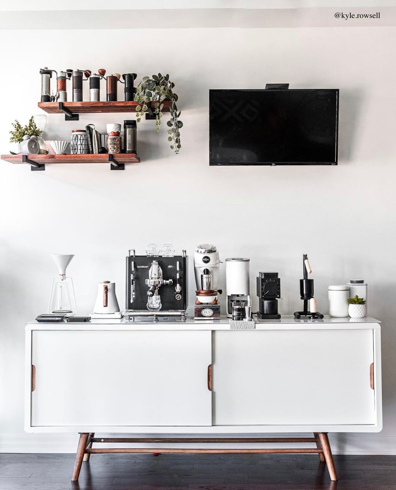 Sanremo CUBE Silver Espresso Machine - Professional Barista-Grade Coffee Maker for Home & Cafe Use
