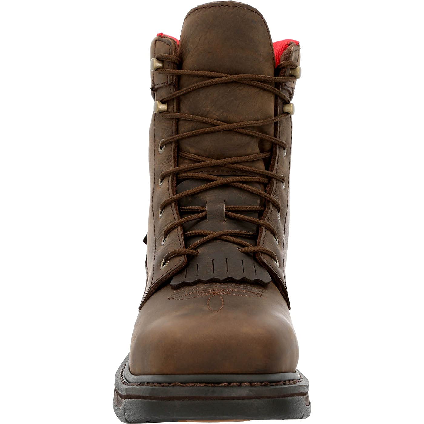 ROCKY Iron Skull Composite Waterproof Lacer Western Boot for Men - Durable Cowboy Boots for Outdoor, Riding & Work - Waterproof & Comfortable Work Boots for Ranch, Hiking & Motorcycle Riding