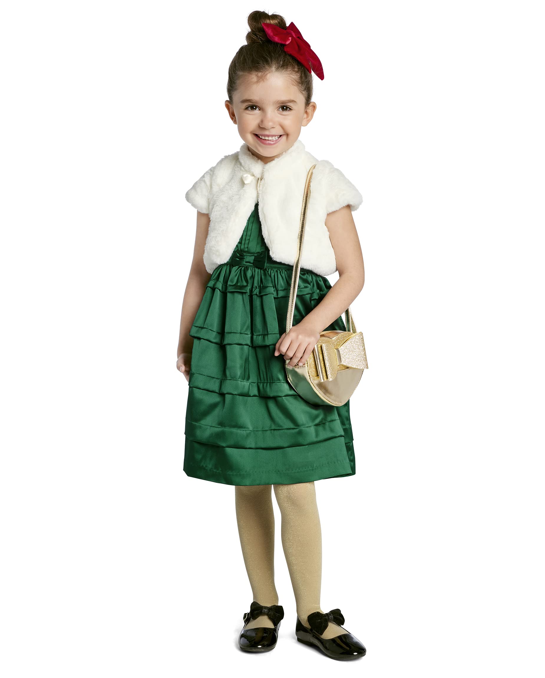 Gymboree Girls Dress and Cardigan Set - Toddler Matching Outfit for Special Occasions & Family Photos