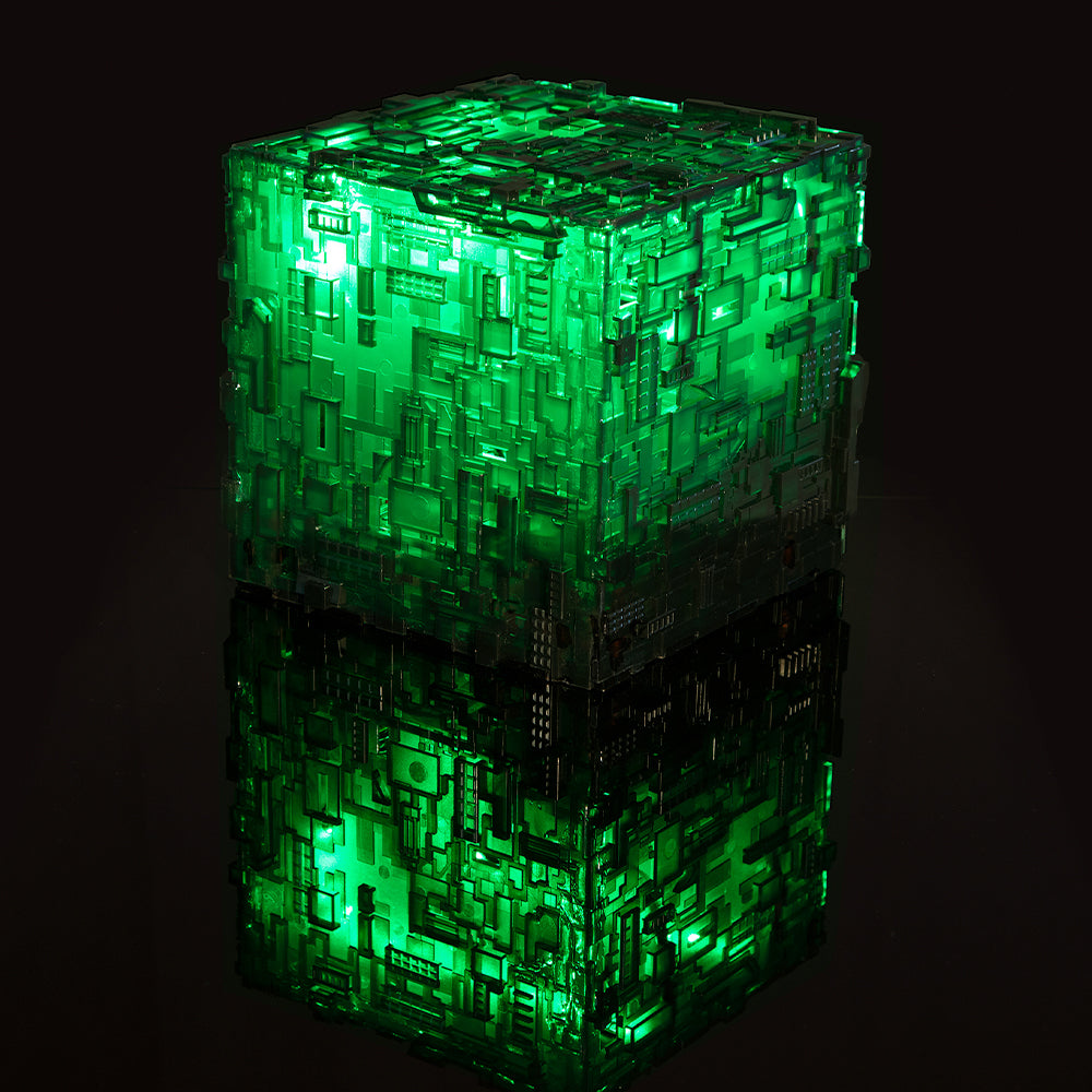 Borg Cube Mac Mini Mod Case - Unique Star Trek Inspired PC Enclosure for Apple Mac Mini - Perfect for Sci-Fi Fans & Home Office Setups