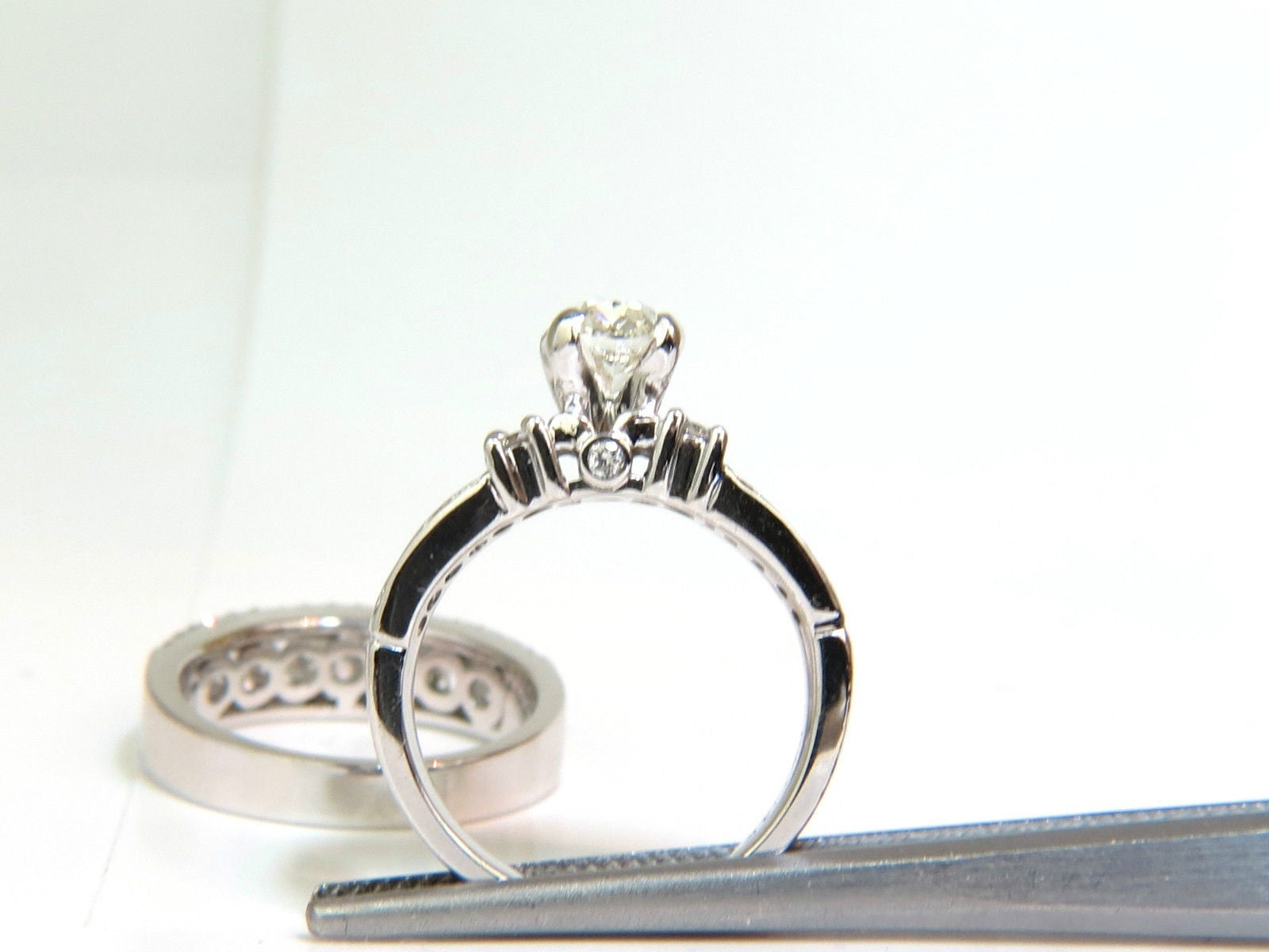 GIA Certified 3.02 Carat Cushion Brilliant Cut Diamond Engagement Ring & Wedding Band Set in 14K Gold - Perfect for Proposals, Anniversaries & Special Occasions