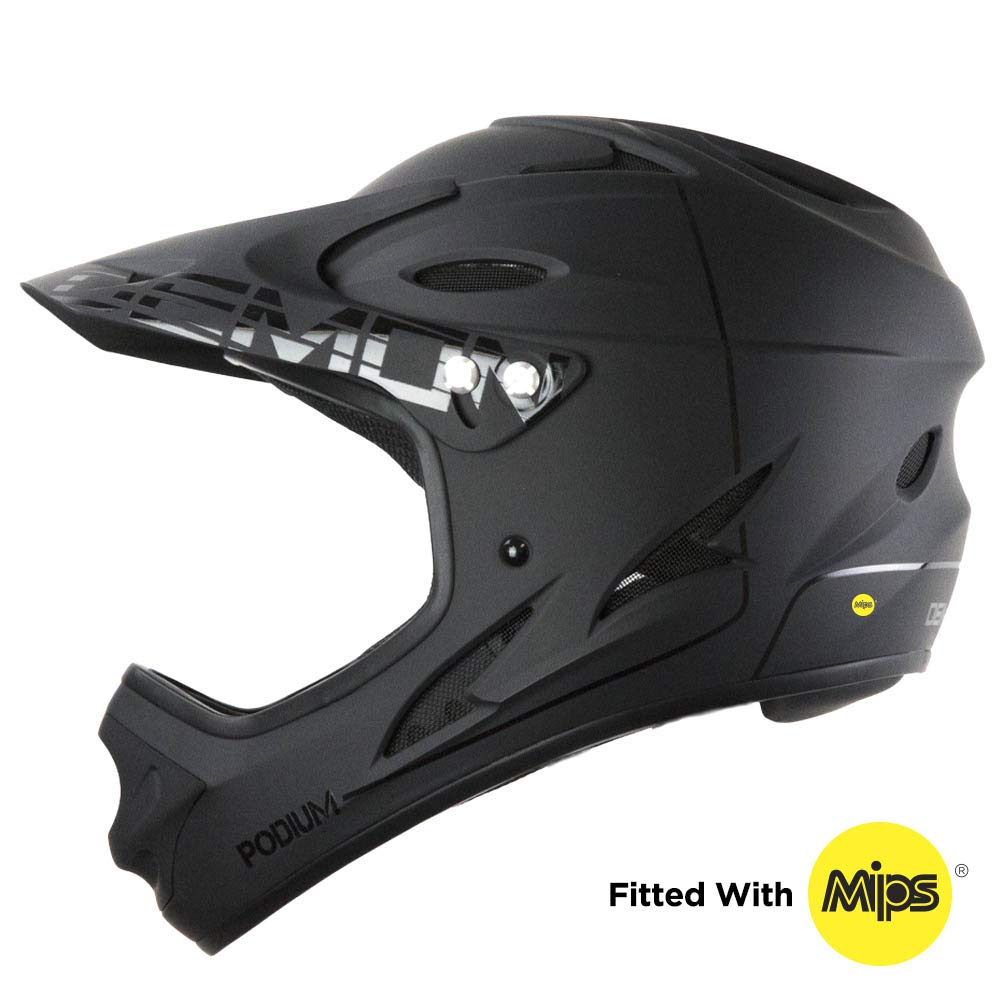 Demon Podium Full Face Bike Helmet - Lightweight MTB & BMX Helmet for Adults - Ultimate Protection for Downhill, Trail & Extreme Cycling - Perfect for Mountain Biking, Motocross & Urban Commuting