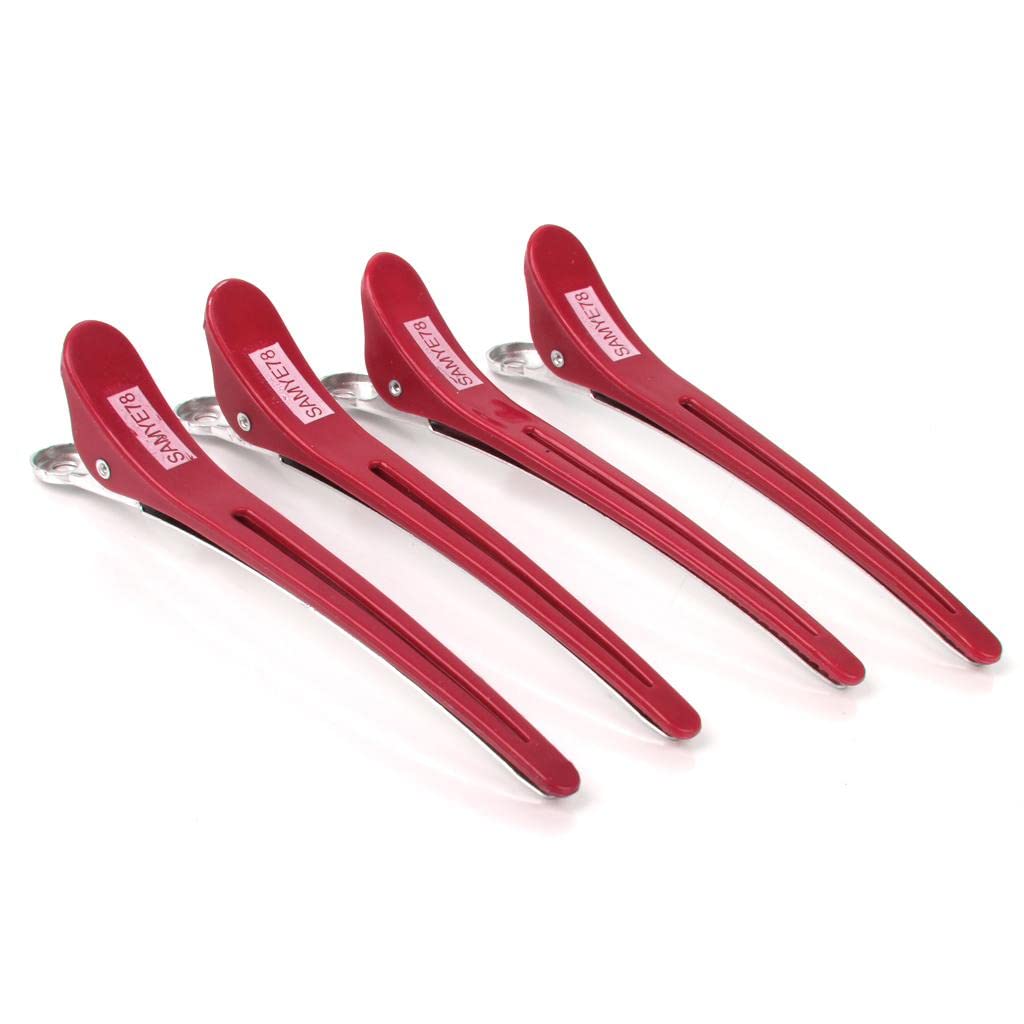 LOSA 12-Piece Sectioning Clips for Hair Styling - Professional Hairdressing Clamps for Salon & Home Use - Perfect for Curling, Cutting & Coloring Hair