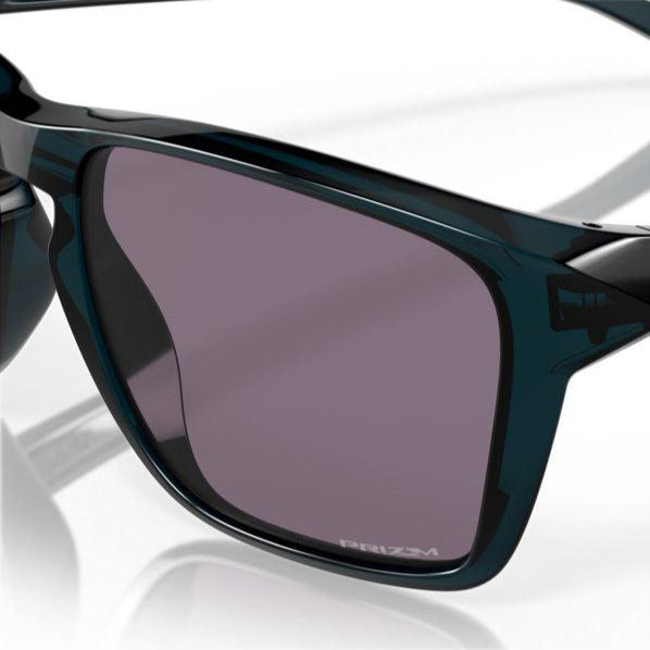 Oakley Sylas Sunglasses for Low Bridge Fit - Trans Poseidon Frame with Prizm Grey Lenses (0OO9448F 944815) - Perfect for Running, Cycling & Outdoor Sports