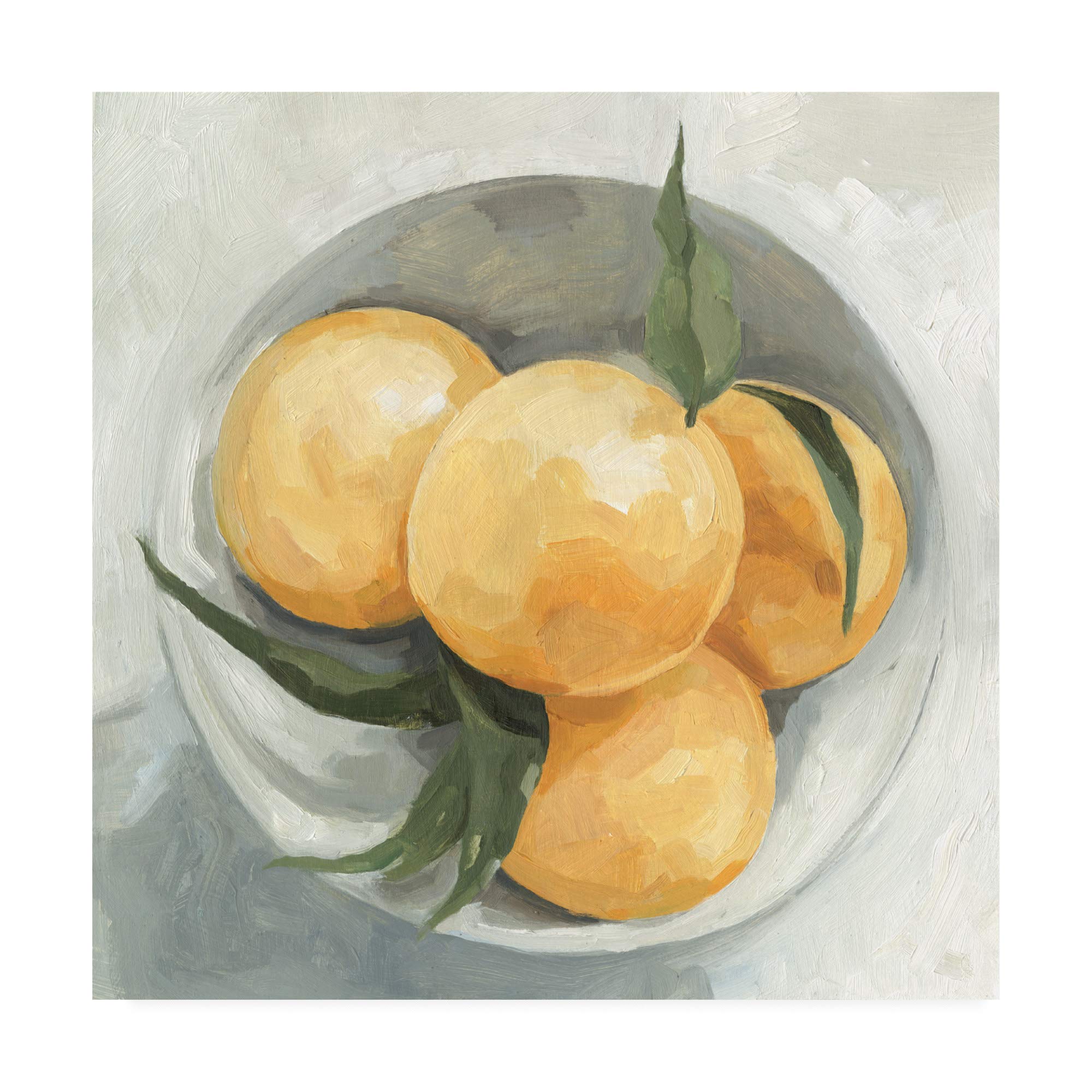 Emma Scarvey Fruit Bowl I - 24x24 Premium Canvas Wall Art - Perfect for Kitchen, Dining Room & Home Decor