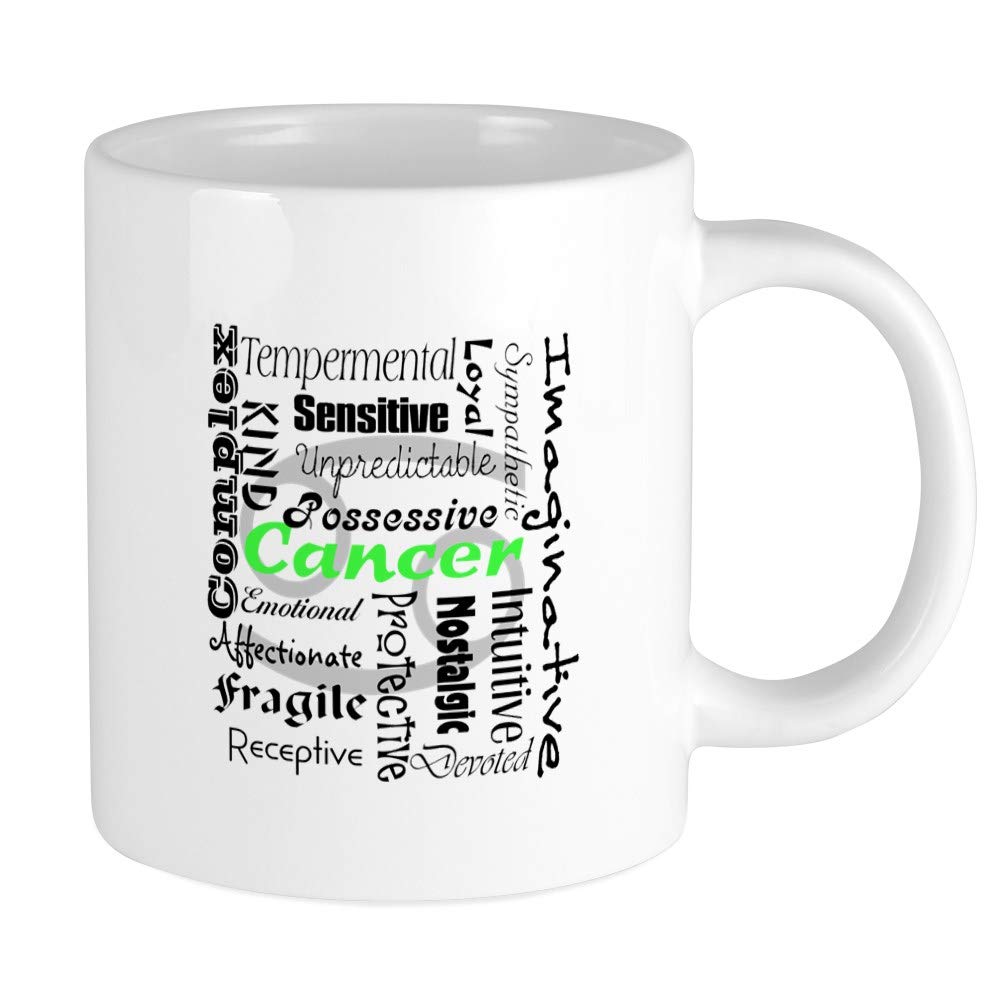 Cancer Collage Ceramic Coffee Mug 20 oz - Inspirational Tea Cup for Survivors & Supporters - Perfect for Gifts, Fundraisers & Daily Motivation