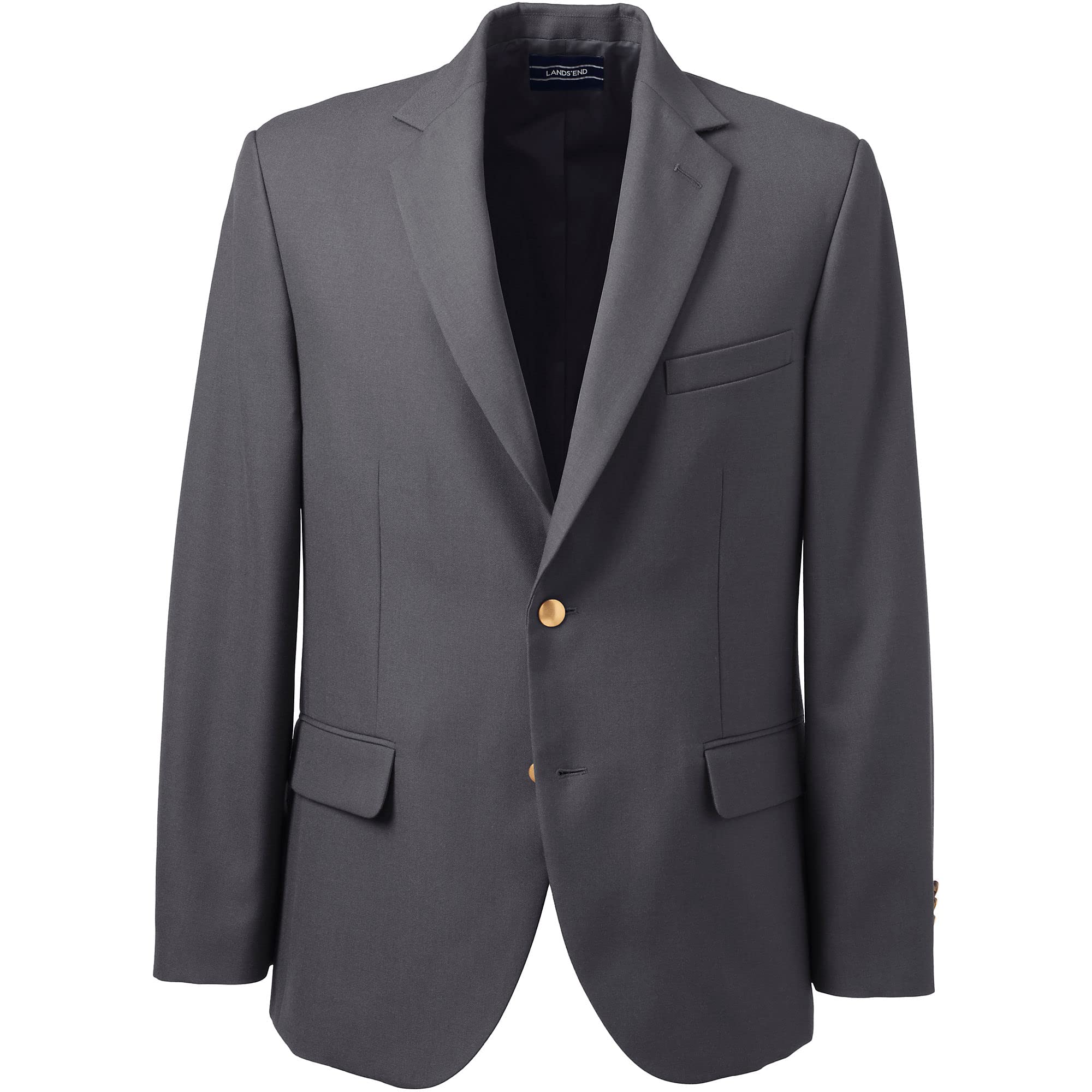 Lands' End Men's Hopsack Blazer - Classic School Uniform Jacket for Boys & Teens | Perfect for School, Graduation & Formal Occasions