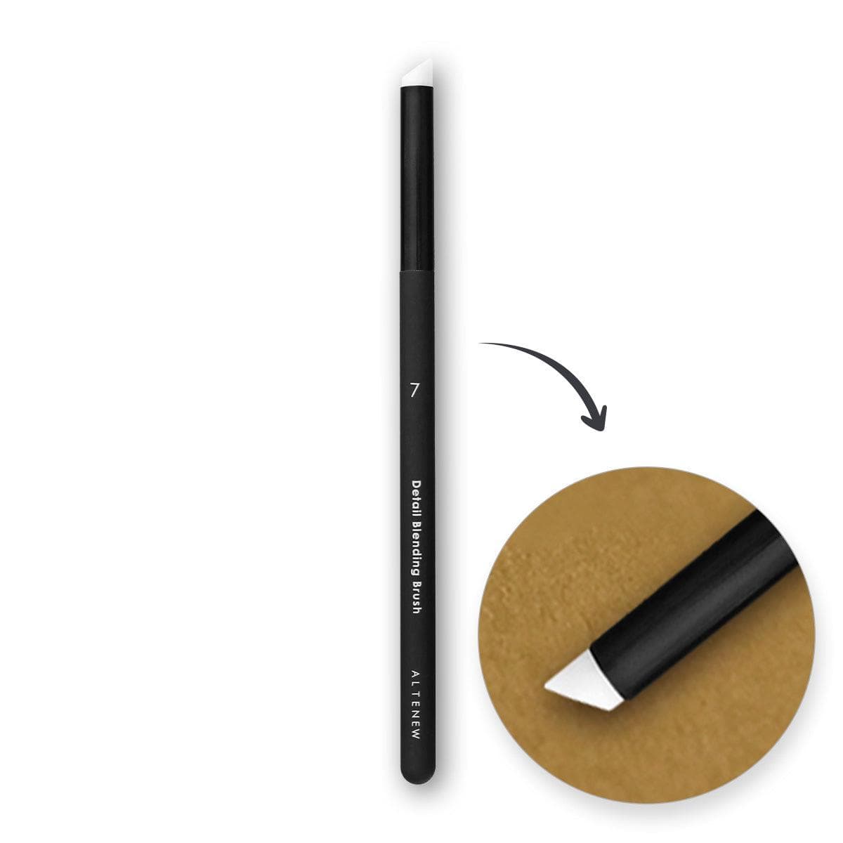 Professional Middle Angled Blending Brush for Eyeshadow - Perfect for Smokey Eye & Contouring Makeup | Vegan & Cruelty-Free Makeup Brush Set for Professional Artists & Beginners