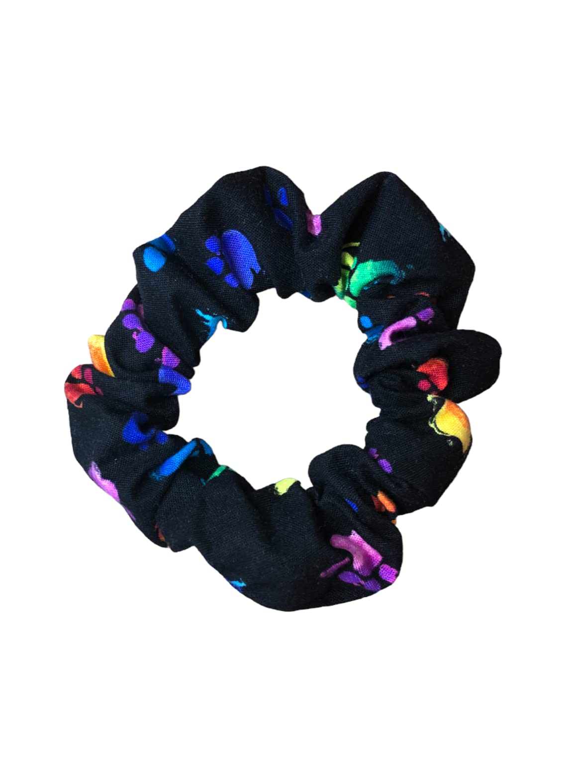 Paw Print Hair Scrunchies for Women & Girls - Stylish Hair Accessories for Daily Wear