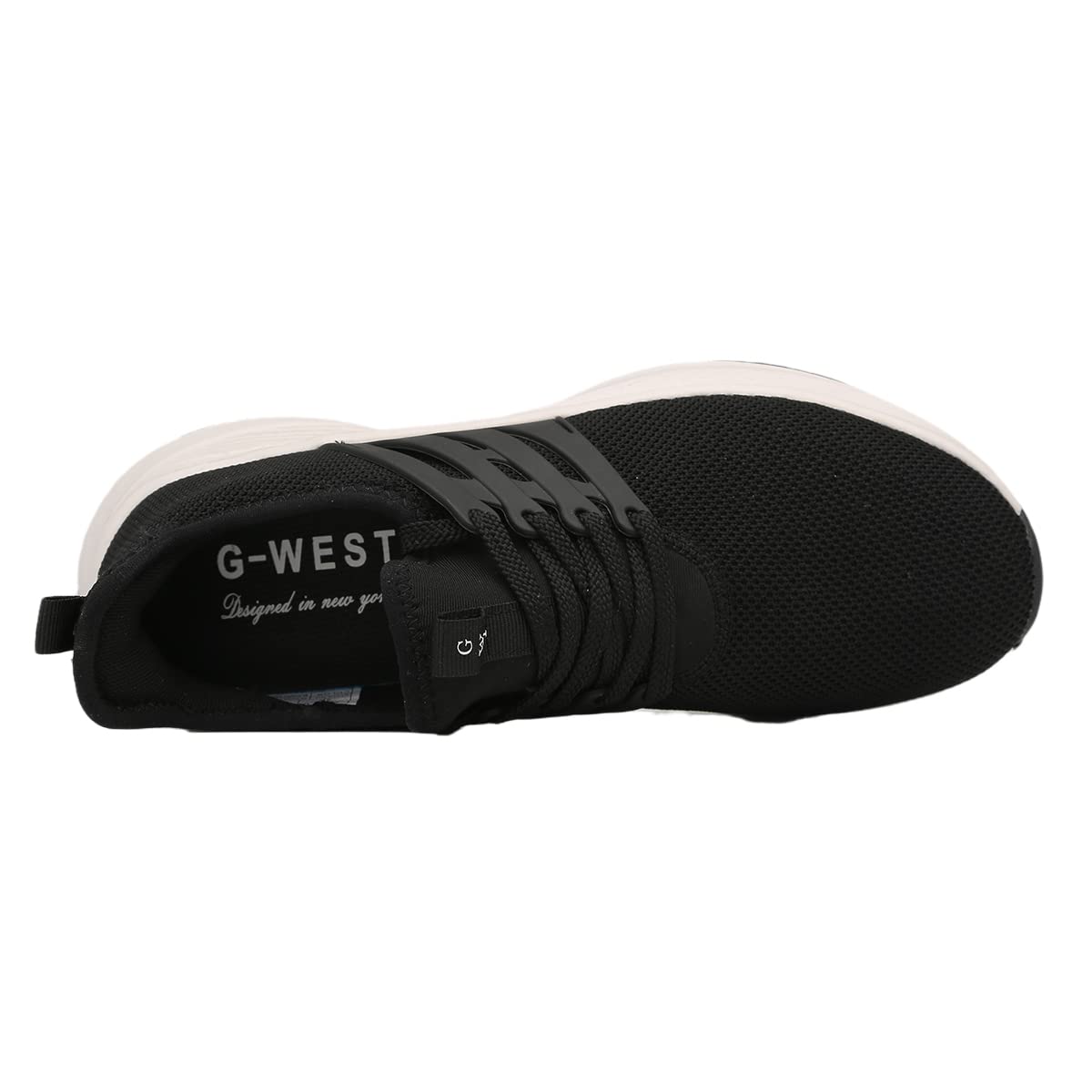 G WEST Men's Crown Athletic Shoes - Lightweight Running Sneakers for Men, Breathable Comfort Walking Shoes with Cushioning Support - Perfect for Gym, Workout & Daily Wear