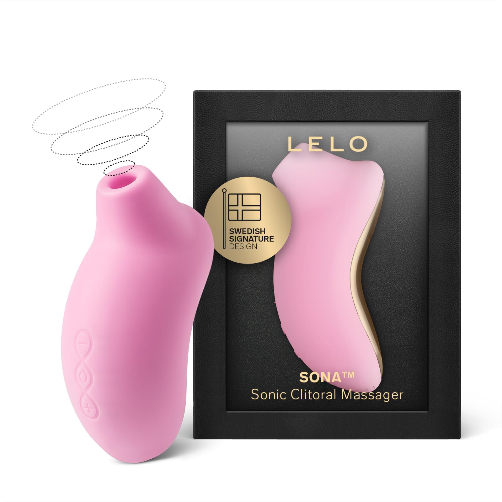 LELO SONA 2 Cruise - Rechargeable Sonic Clitoral Stimulator for Women, Waterproof Suction Vibrator, Powerful Pulsating Massager - Adult Sex Toy for Couples & Solo Play (Pink) - Perfect for Sensual Exploration & Intimate Moments