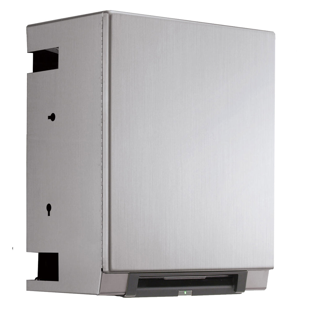 Bobrick B3974 Classic Series 150 Automatic Roll Paper Towel Dispenser - Universal Satin Finish for Restrooms, Kitchens & Commercial Spaces