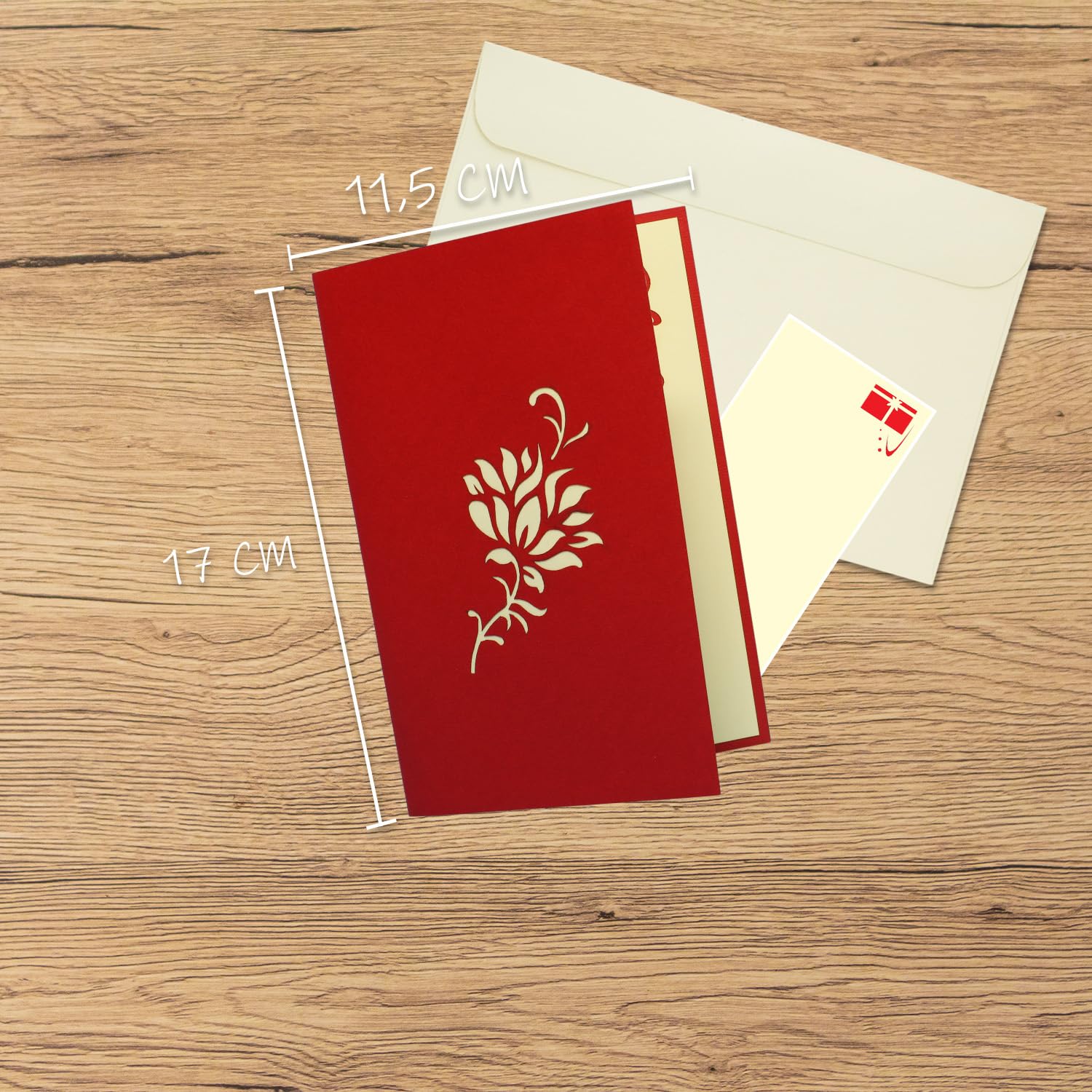 3D Pop Up Greeting Card - Water Lily Design for Birthday, Anniversary & Special Occasions | Handcrafted Gift Certificate with Elegant Floral Art | Perfect for Weddings, Thank You Notes & Romantic Surprises