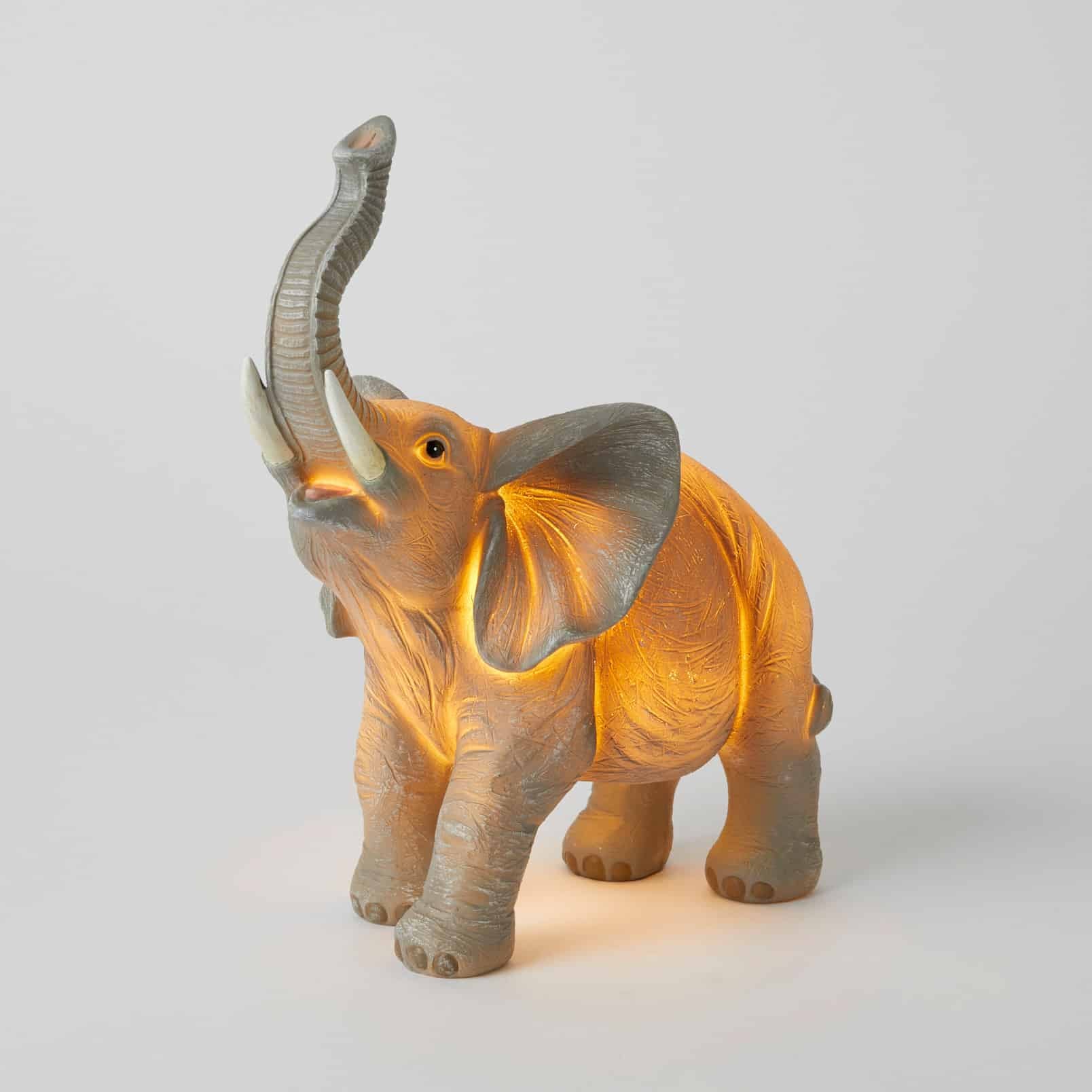 Elephant Night Light - Handcrafted Sculpture for Kids Room, Nursery, or Bedroom Decor - Perfect for Nighttime Comfort and Relaxation