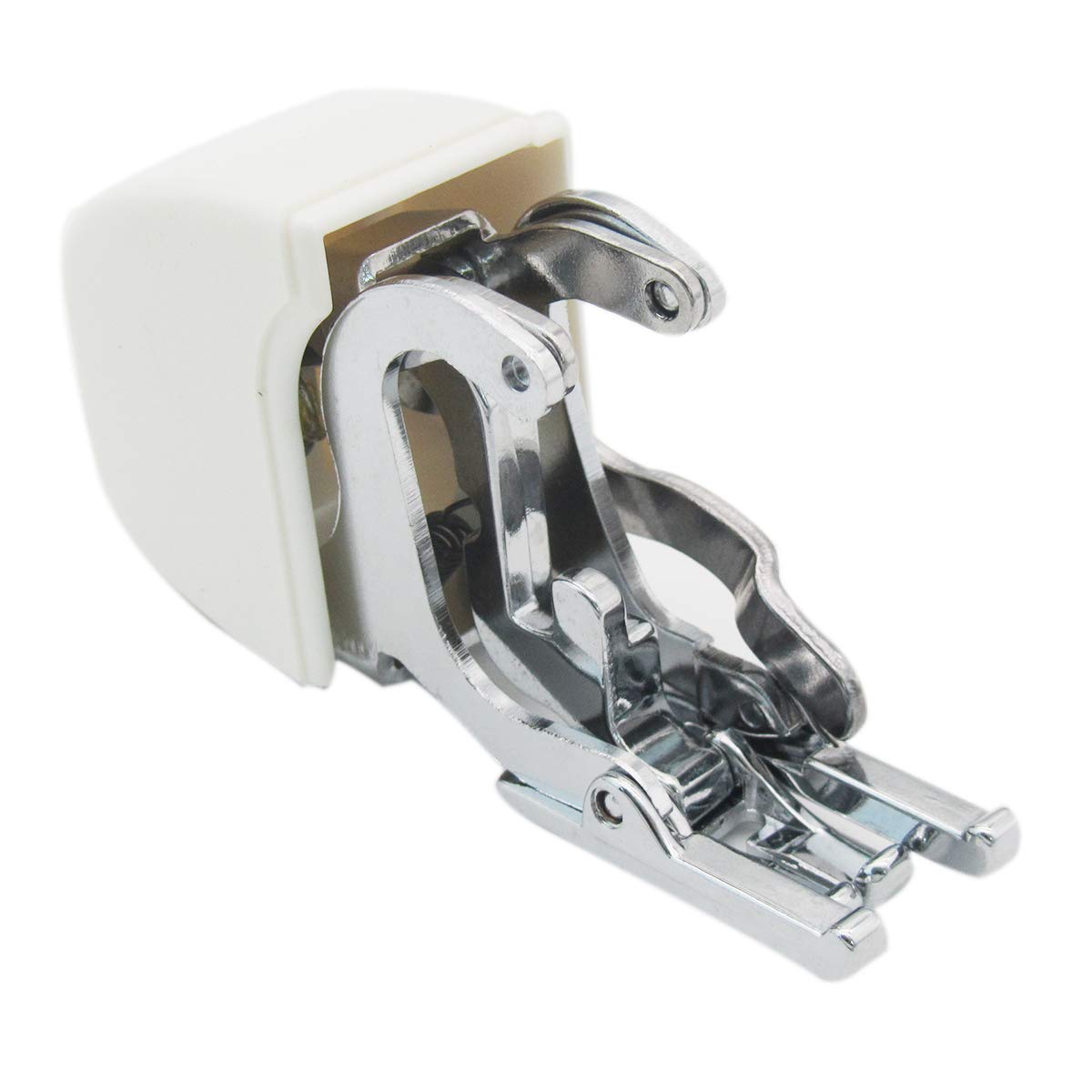 CKPSMS Brand - 1PCS RWA1 Low Shank Plaid Walking Foot No Teeth 7mm for Husqvarna Viking Sewing Machines | Replacement Presser Foot for Quilting, Upholstery & Heavy Fabrics | White Sewing Machine Accessory