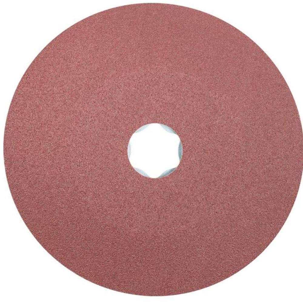 Pferd 419-40105 COMBICLICK Fiber Disc - Aluminum Oxide Abrasive for Metal Grinding & Polishing - Perfect for Automotive, Woodworking & DIY Projects