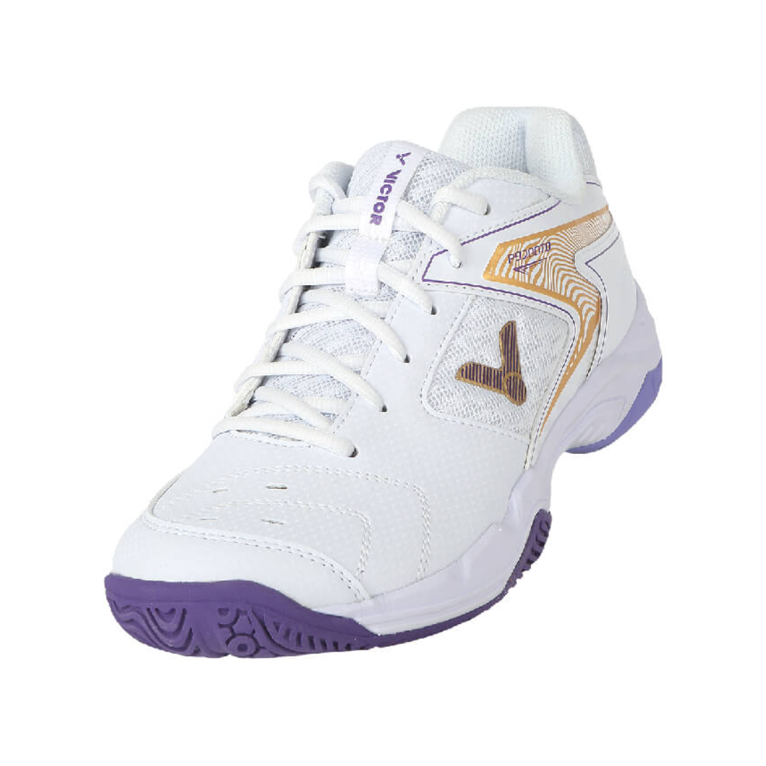 Victor P9200TD AJ Court Shoes for Badminton & Volleyball - White/Liberty - Lightweight Indoor Sports Shoes for Men & Women - Perfect for Gym, Training & Competitive Play
