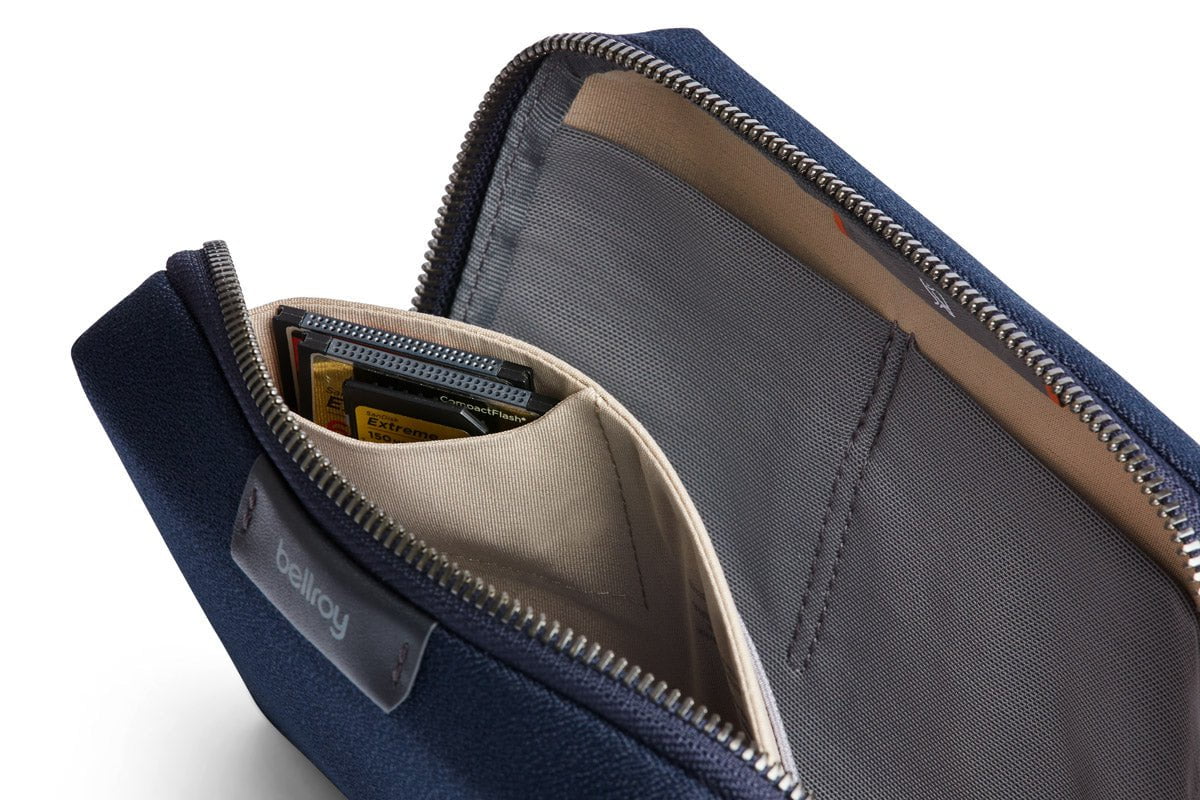 Bellroy Compact Tech Organizer - Slim Travel Cable Pouch for Phones, Chargers & Accessories | Perfect for Business Trips & Daily Commute
