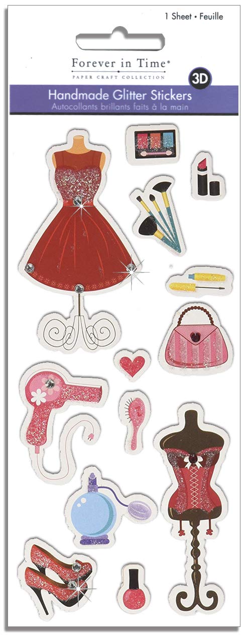 Best Friend Scrapbook Stickers for Girls - Cute Girly Stickers for Kids DIY Scrapbooking, Journaling, and Photo Albums - Perfect for Birthday Gifts, Memory Books, and Creative Projects