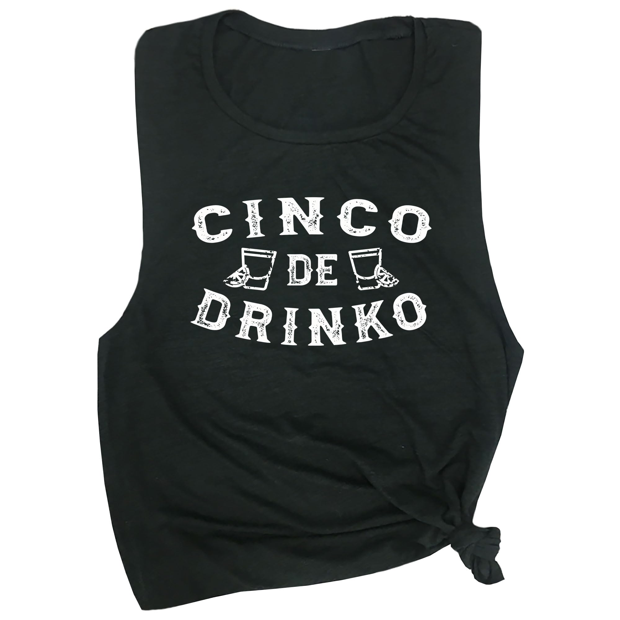Funny Cinco de Mayo Workout Tank Top - Sleeveless Gym Tee for Women