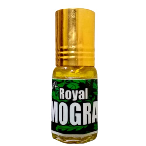 Attar Royal Mogra 3ml Roll-On Perfume Oil - Natural & Pure Fragrance for Men & Women | Unisex Scent | Perfect for Daily Wear, Special Occasions & Gift Giving