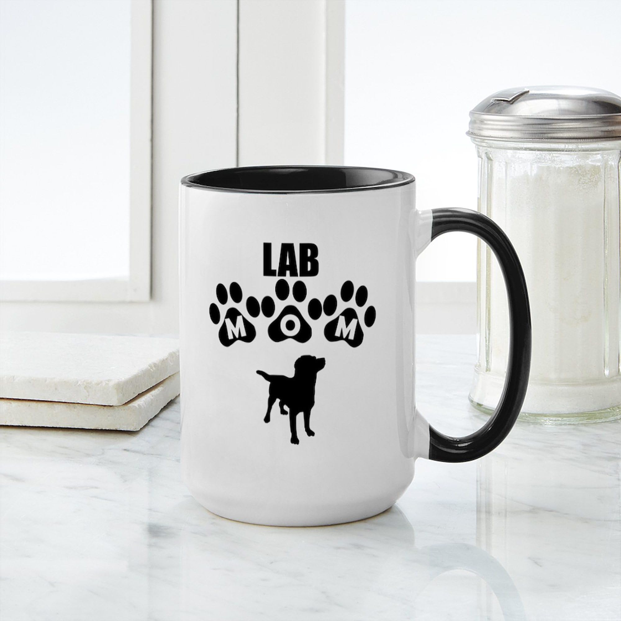 Lab Mom Ceramic Coffee Mug 15 oz (444 ml) - Perfect for Scientists, Researchers & Lab Enthusiasts - Ideal for Coffee, Tea & Hot Drinks at Work or Home