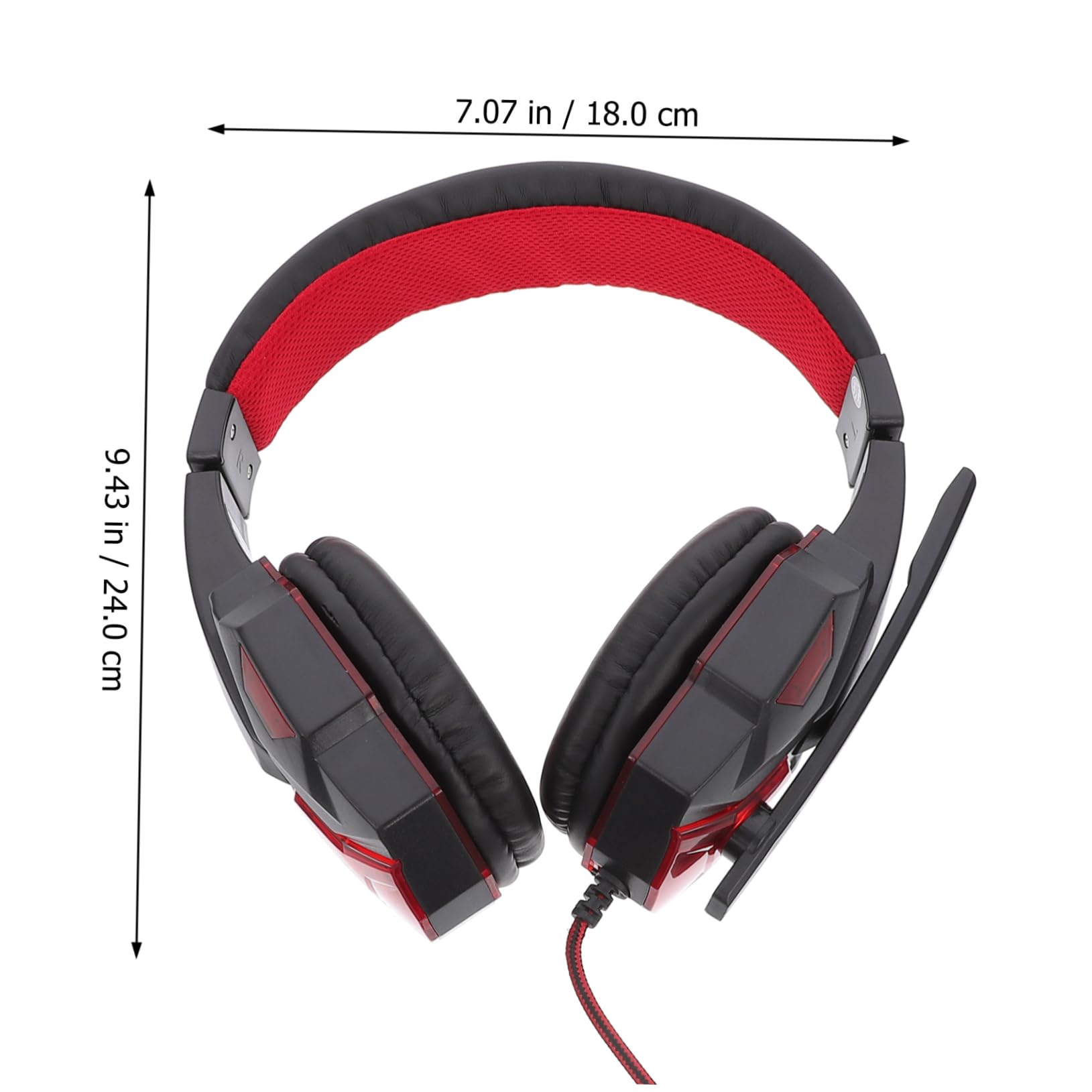 Homoyoyo Noise Cancelling Gaming Headset - Wired Over-Ear Headphones with Mic for PC, Laptop & Phone - Perfect for Gaming, Music & Online Meetings