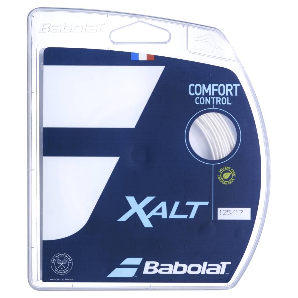 Babolat Xalt 17/1.25 Natural Tennis String - Premium Polyester Tennis Racket String for Enhanced Control & Spin - Perfect for Competitive Players & Tournament Play