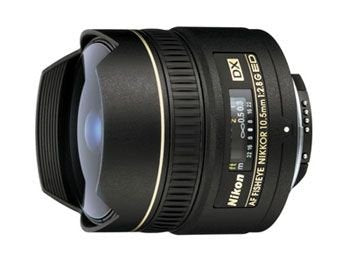 Nikon AF DX NIKKOR 10.5mm f/2.8G ED Fisheye Lens with Auto Focus for Nikon DSLR Cameras - Perfect for Wide-Angle Photography, Landscape & Creative Shots