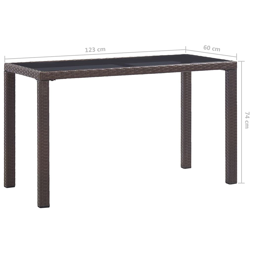 Outdoor Patio Dining Table 48.4