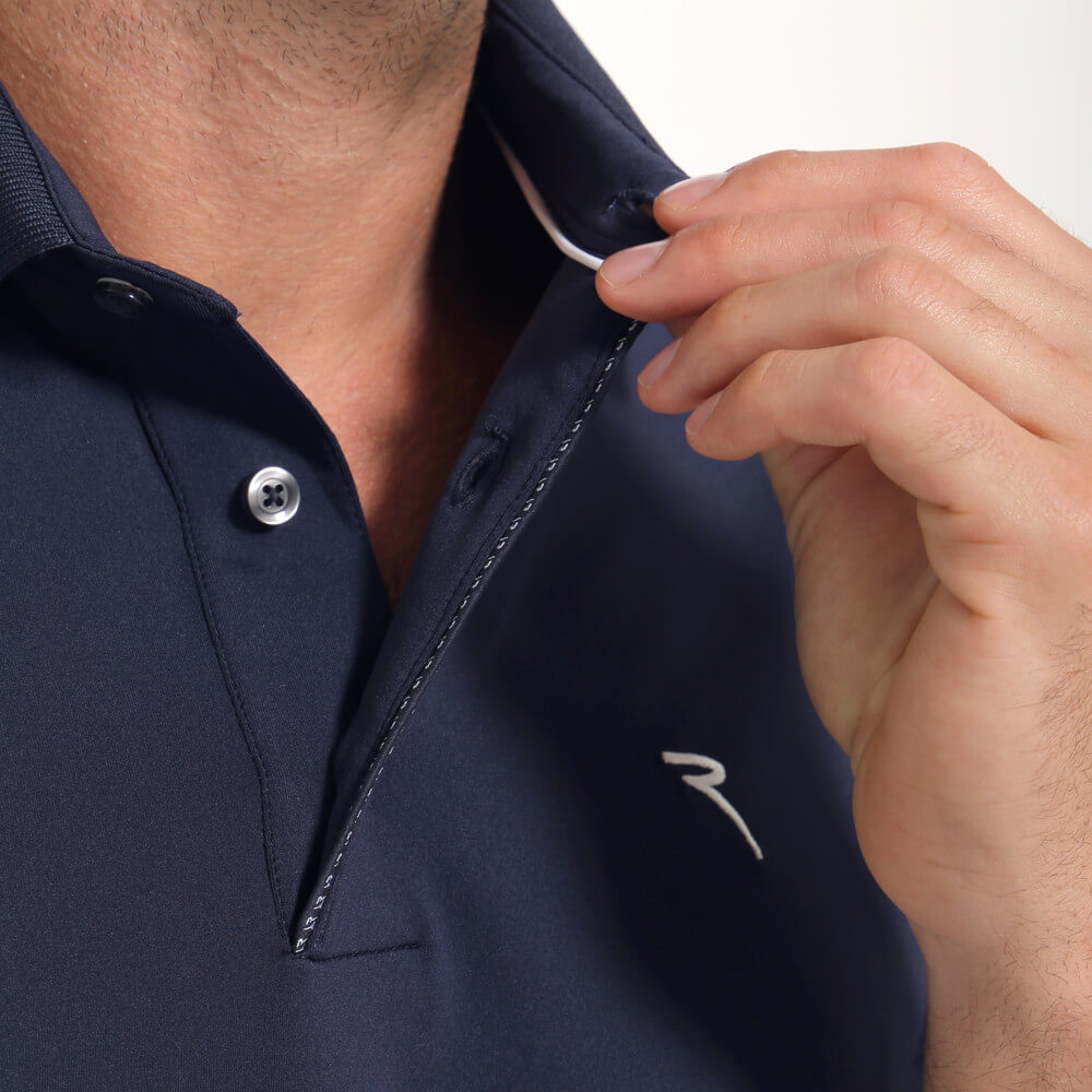 Audience Light HD Jersey Sunblock Polo Shirt - UPF 50+ UV Protection, Breathable & Quick-Dry for Men - Perfect for Golf, Tennis & Outdoor Activities