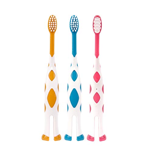 Milisten 6-Pack Soft Bristle Kids Toothbrushes with Cute Giraffe Design - Gentle Manual Toothbrushes for Toddlers & Children - Perfect for Bathroom, Travel & Daily Oral Care Routine