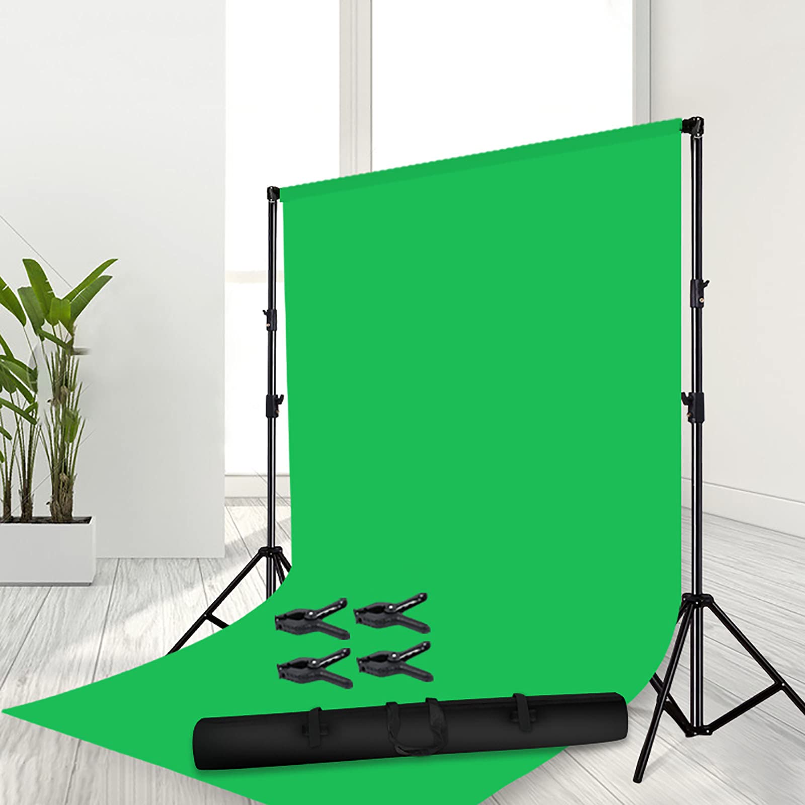 YFF-Corrimano Chroma Key Green Screen Backdrop - Professional Photography & Video Conferencing Background - Ideal for YouTube, Twitch Streaming, Zoom Meetings & Product Photography