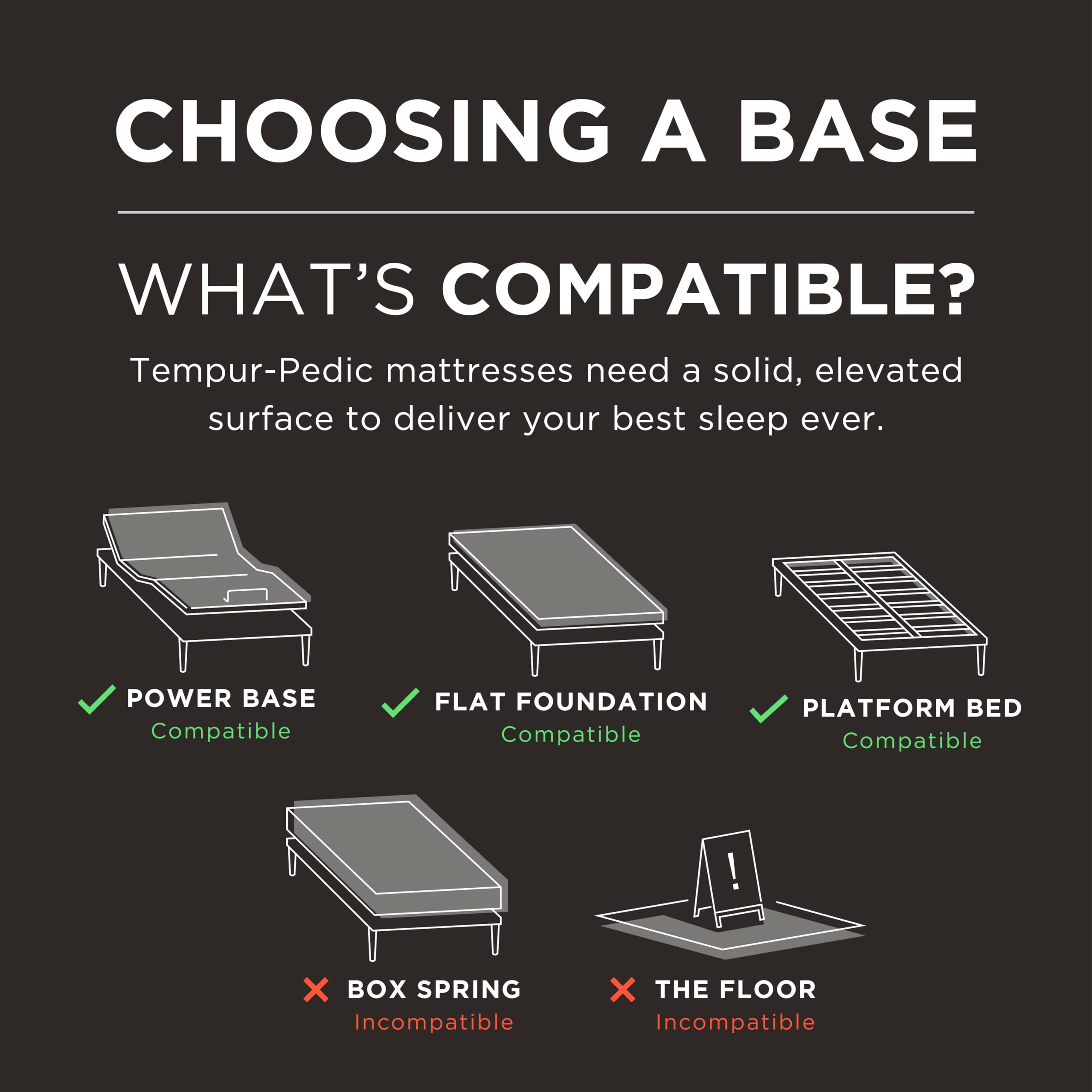 Tempur-Pedic Adapt 11-Inch Cooling Memory Foam Mattress - California King Size, Medium Firm Support for Back Pain Relief & Pressure Relief - Perfect for Master Bedroom, Guest Room & Home Comfort Upgrade