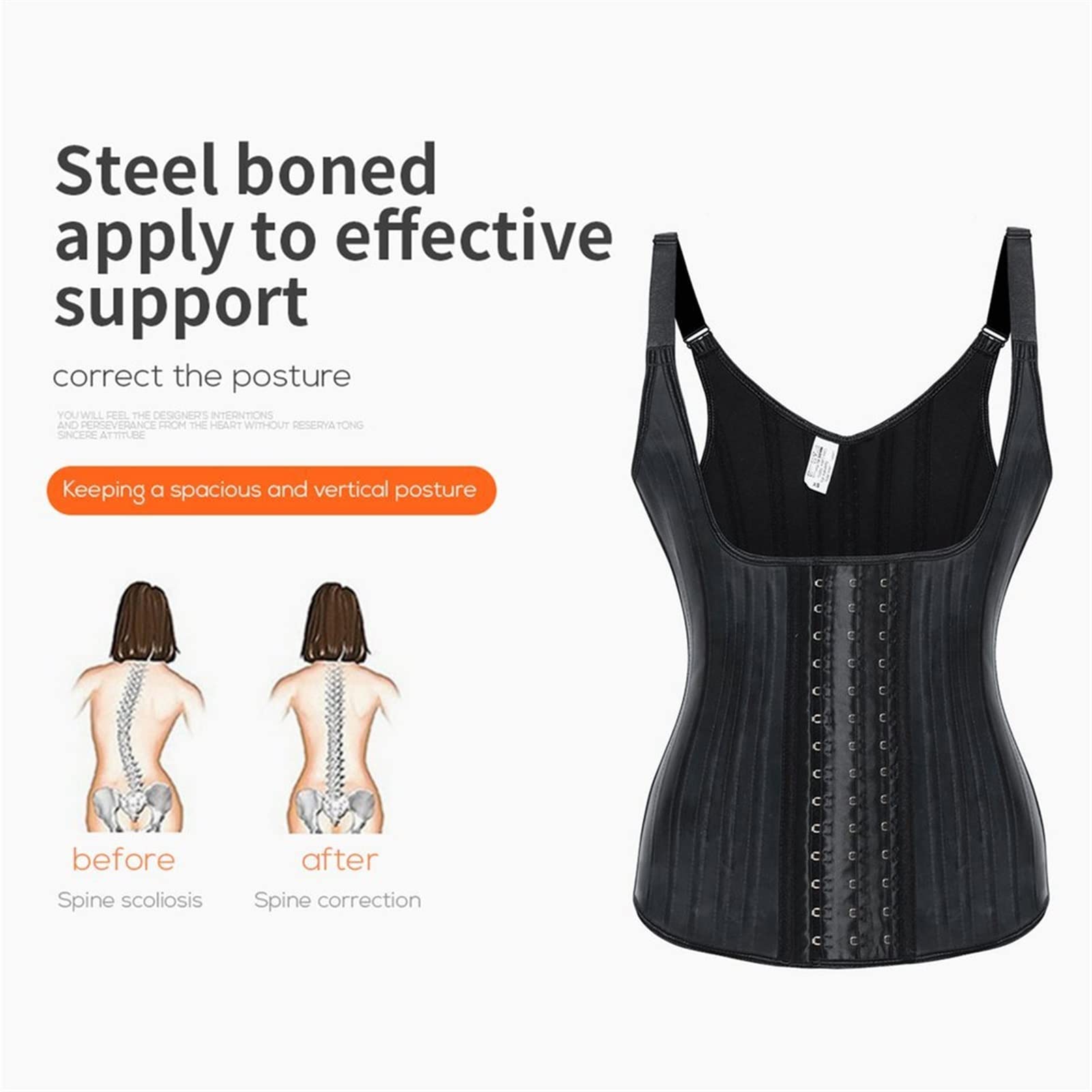 Women's Waist Trainer Corset - Slimming Body Shaper Belt for Tummy Control & Hourglass Figure | Perfect for Workouts, Postpartum Recovery & Evening Wear