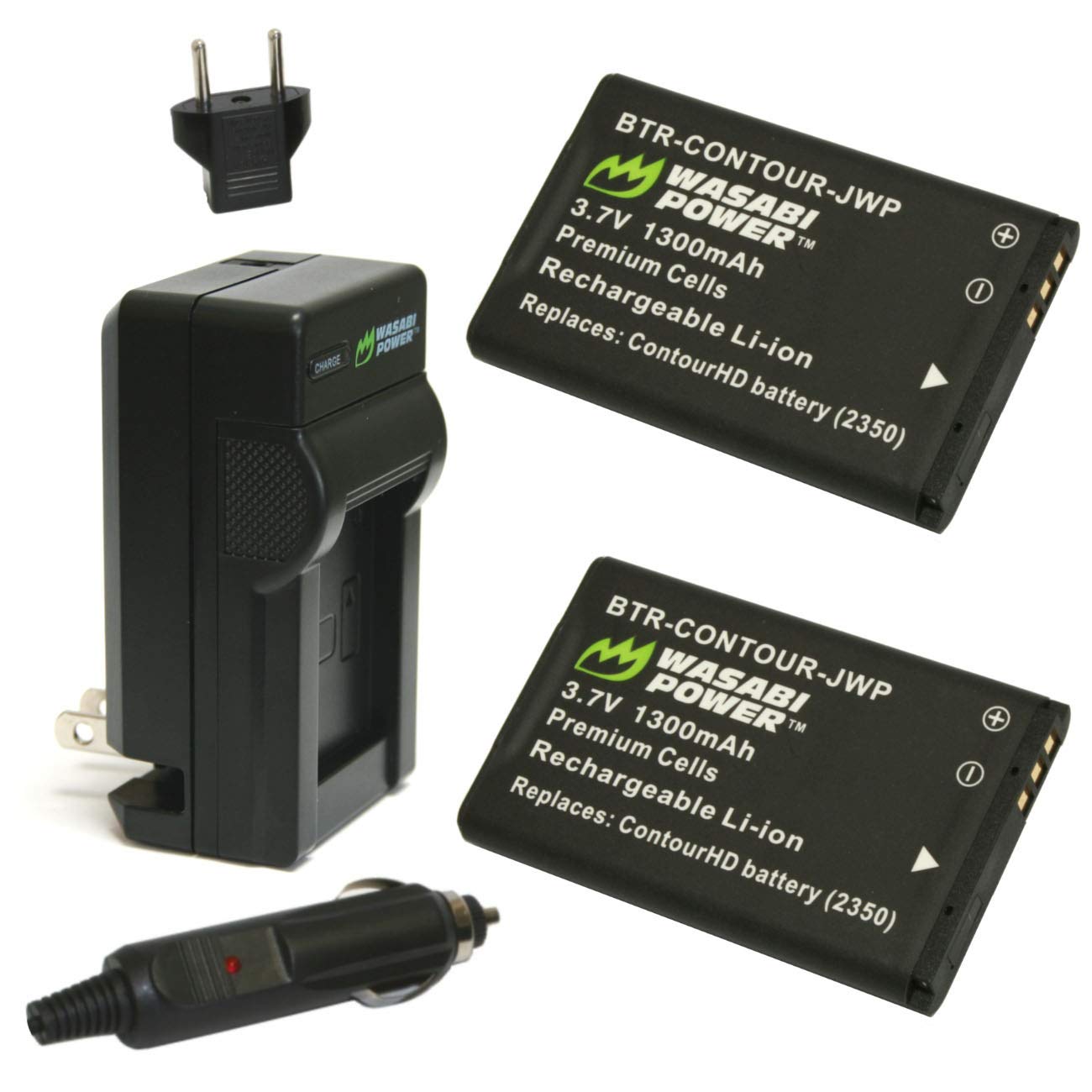 Wasabi Power BL-5C Replacement Battery (2-Pack) with USB Charger - Compatible with Nikon, Samsung & More Digital Cameras - Perfect for Travel & Photography Enthusiasts