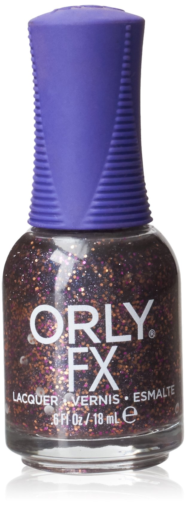 Orly Galaxy FX Nail Lacquer - Intergalactic Space Glitter Polish, 0.6 oz | Long-Lasting Metallic Nail Polish for Parties, Cosplay & Special Occasions