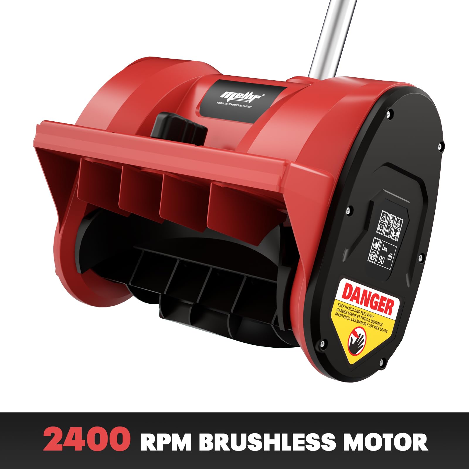 18V Cordless Snow Shovel - Milwaukee Battery Compatible, 12