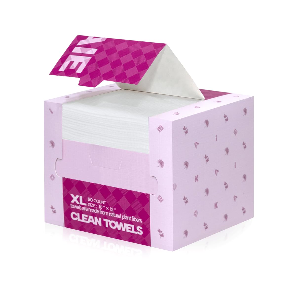 Disposable Cleaning Towels - 50 Pack | Premium Absorbent & Lint-Free Wipes for Kitchen, Bathroom & Car Cleaning | Eco-Friendly & Strong Paper Towels for Home & Office Use