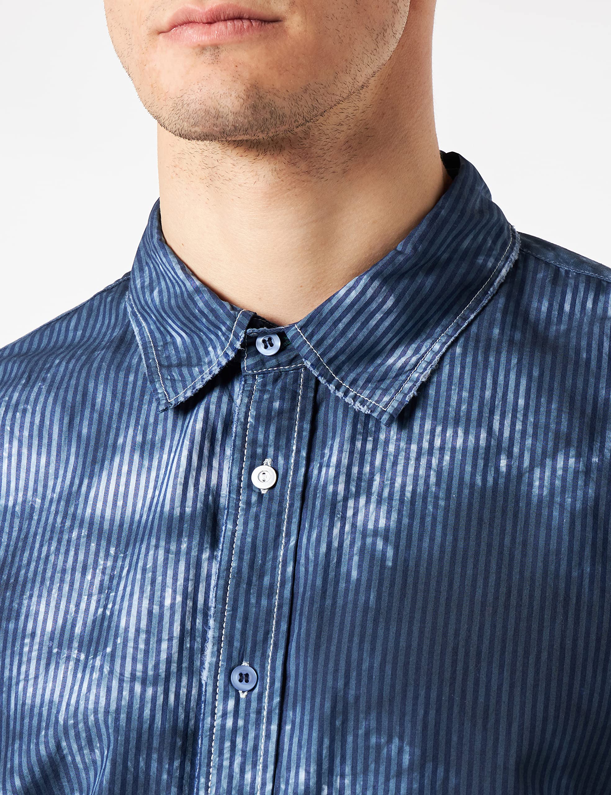 Desigual Men's Casual Button-Down Shirt - Stylish Short Sleeve Summer Top for Work & Vacation | Perfect for Beach, Office & Outdoor Activities