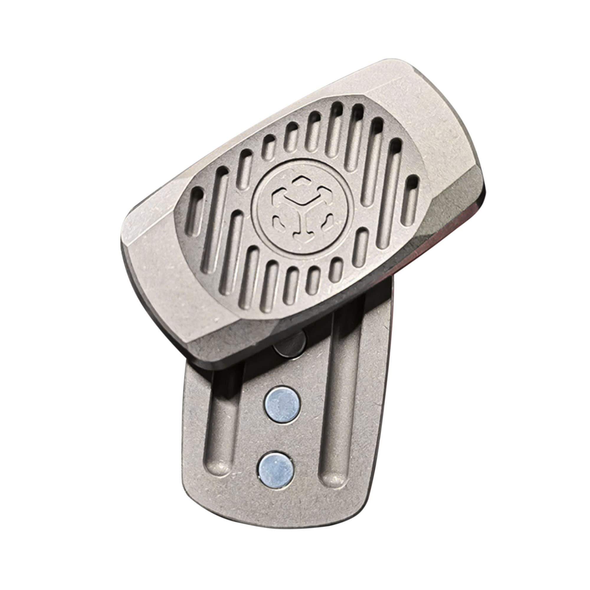 Premium Titanium Infinity Fidget Slider - Stress Relief & Focus Tool for ADHD, Anxiety | Smooth Haptic Coin Spinner for Office, Travel & EDC | Sensory Push Decompression Toy for Adults & Kids
