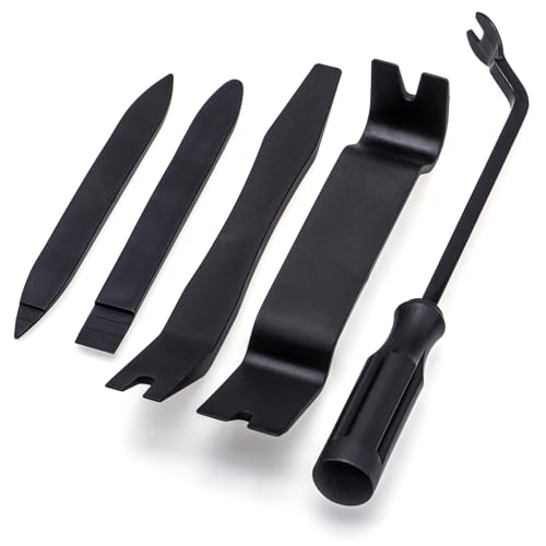 Black - 5 Pcs Auto Trim Removal Tool Kit