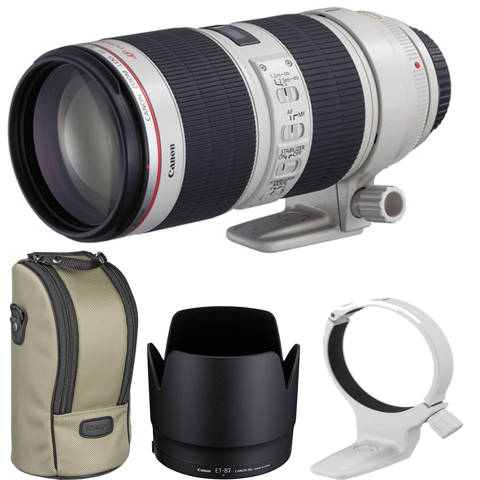 Canon EF 70-200mm f/2.8L IS II USM Telephoto Zoom Lens - Professional Photography for Sports, Weddings & Wildlife