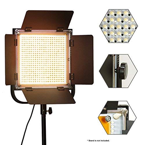2-Pack LED 600 Photography Lighting Panel with Digital Display - Adjustable Brightness Continuous Video Light for Studio, YouTube & TikTok Videos - Perfect for Portrait, Product & Live Streaming Photography (AGG2382)