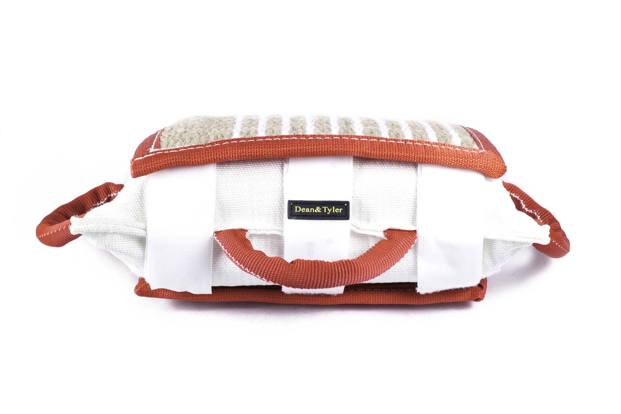 Dean & Tyler Pro Bite Extra Wide Jute Dog Collar Pad - 14.5 x 10.5 Inch Natural Color - Durable & Comfortable for Training, Walking & Outdoor Adventures